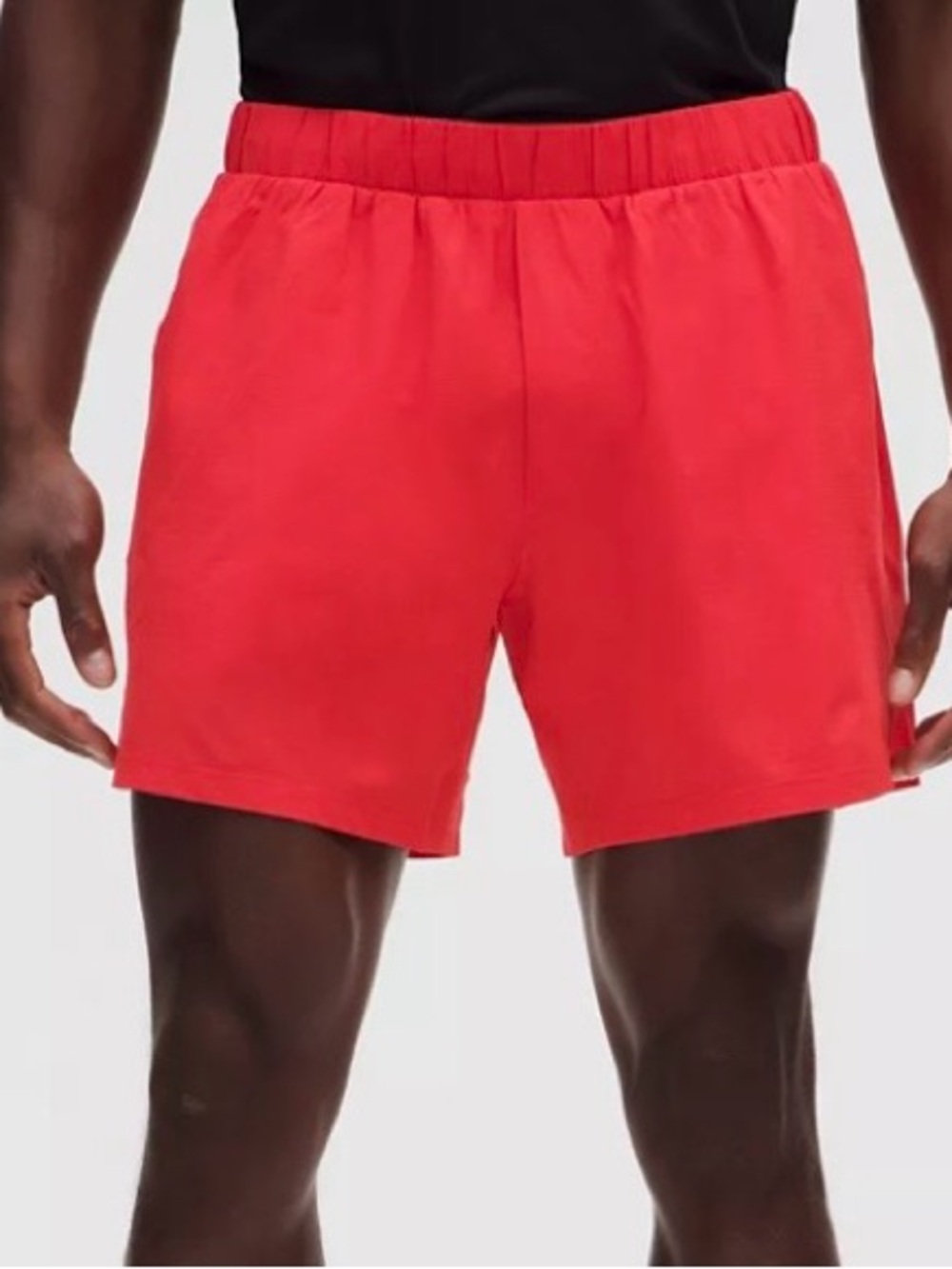 lululemon Men's Mile Maker Ripstop Lined Short 6". Color Star Burst Tone